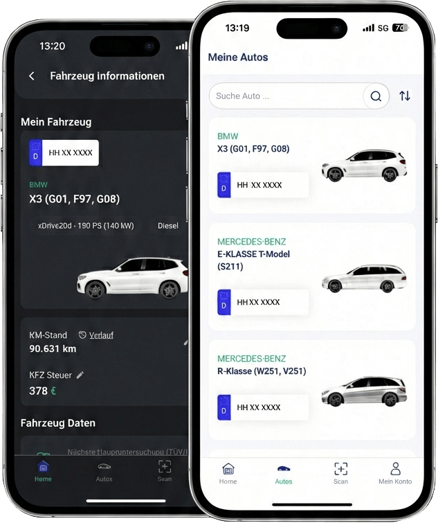 Fahrzeugschein App - Digitale Auto-Verwaltung | Kostenlos